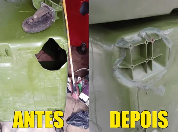 Reparo de contentor de lixo realizado pela Ecoplast (foto 6)