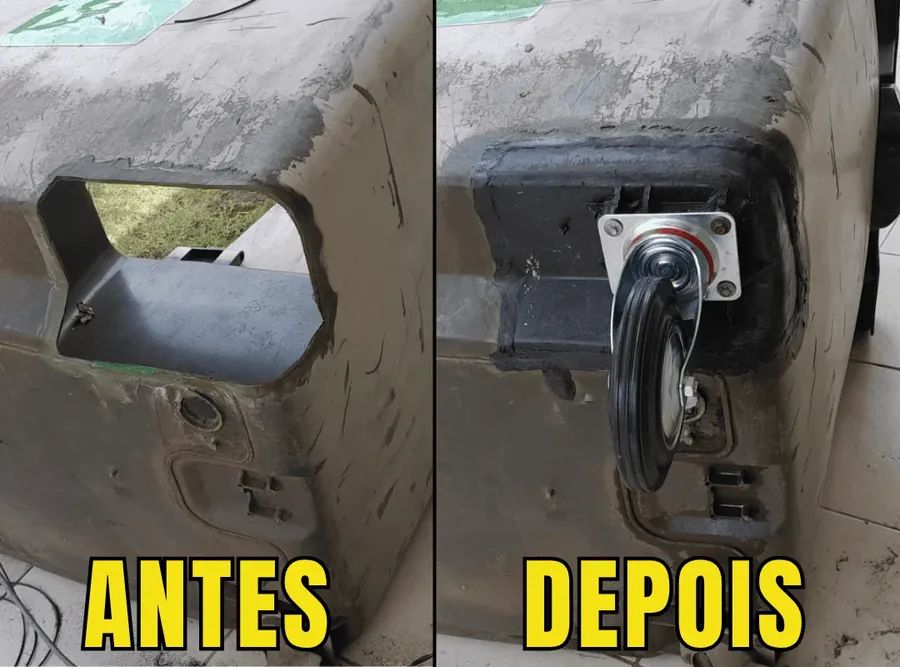 Reparo de contentor de lixo realizado pela Ecoplast (foto 14)